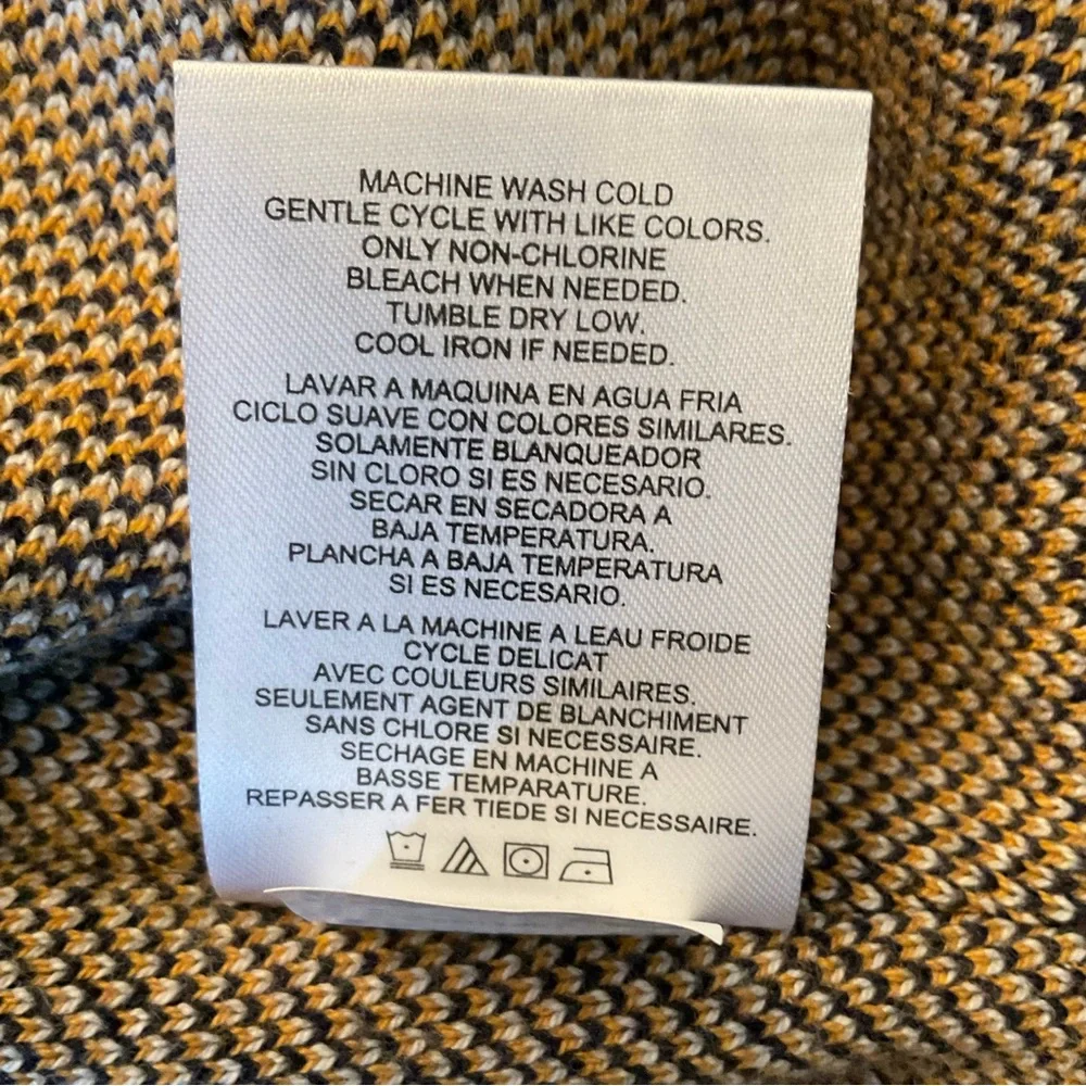 Jones New York Signature Preppy Plaid Poncho, Women’s Sz S - Picture 8 of 9